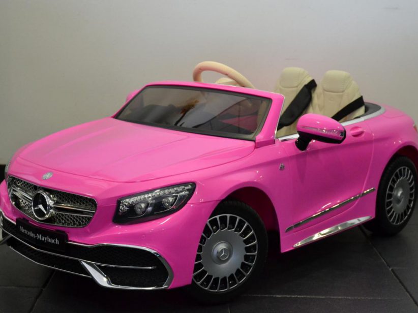 Mercedes Maybach speelgoed auto kinder elektrisch S650 12V 2.4G RC Roze