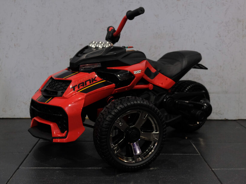 Spyder Trike Motor Elektrische Kindermotor 12V Rood