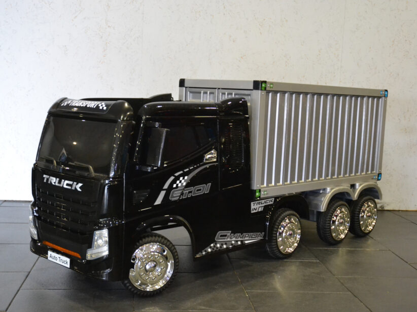 Vrachtwagen Met Container Elektrische Kindervrachtwagen 12V 2.4G RC