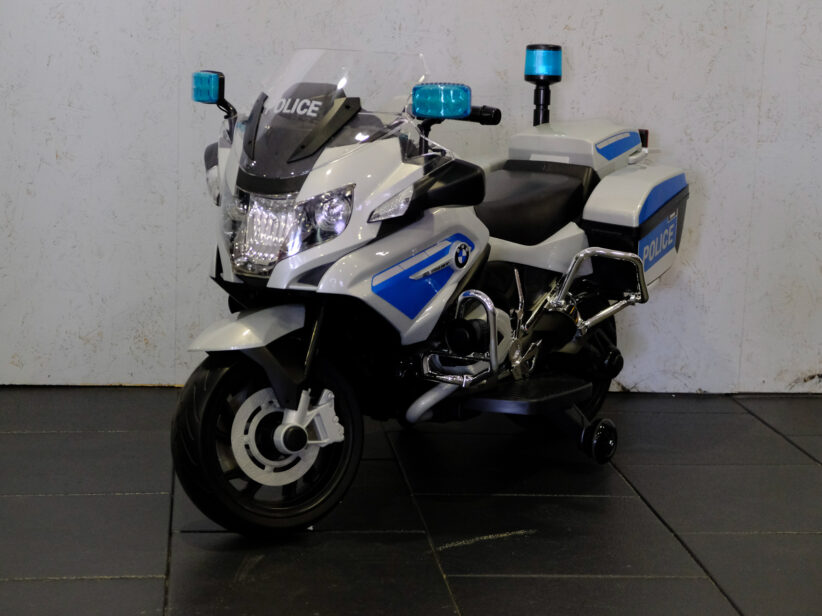 BMW R1200 Politiemotor Kindermotor 12V met Zijwielen